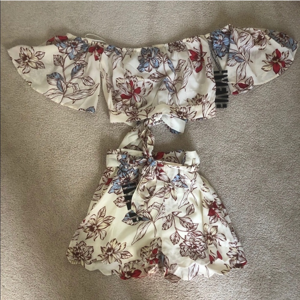 NWT Two-piece Floral Set